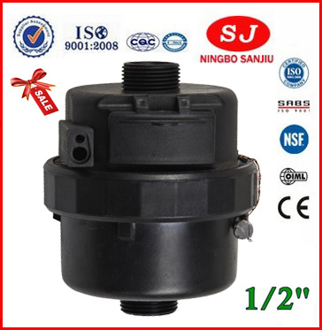 Volumetric Rotary Piston Remote Reading Nylon Plastic Body Class C Water Meter