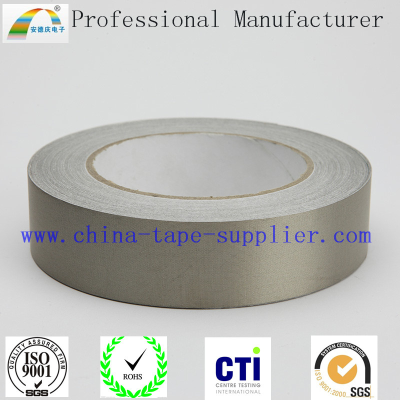 Colour Grey Plain Weave Conductive Cloth Tape (T=0.08mm)