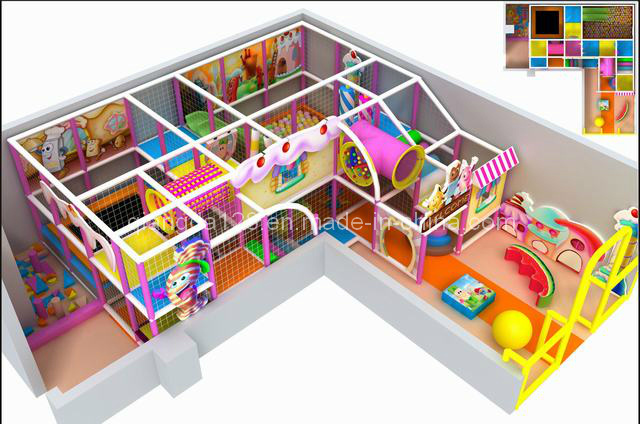 MID-Sized Indoor Playground Set/Candy Themed