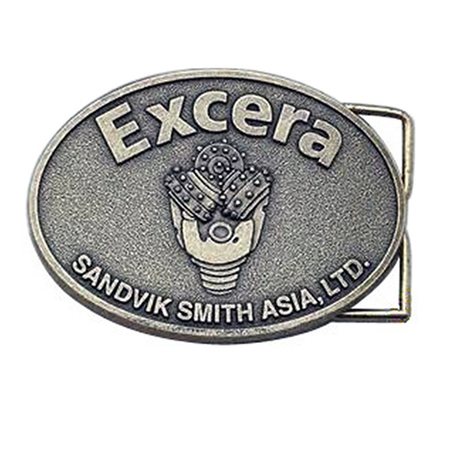 Custom OEM Belt Buckle with Antique Silver Finish