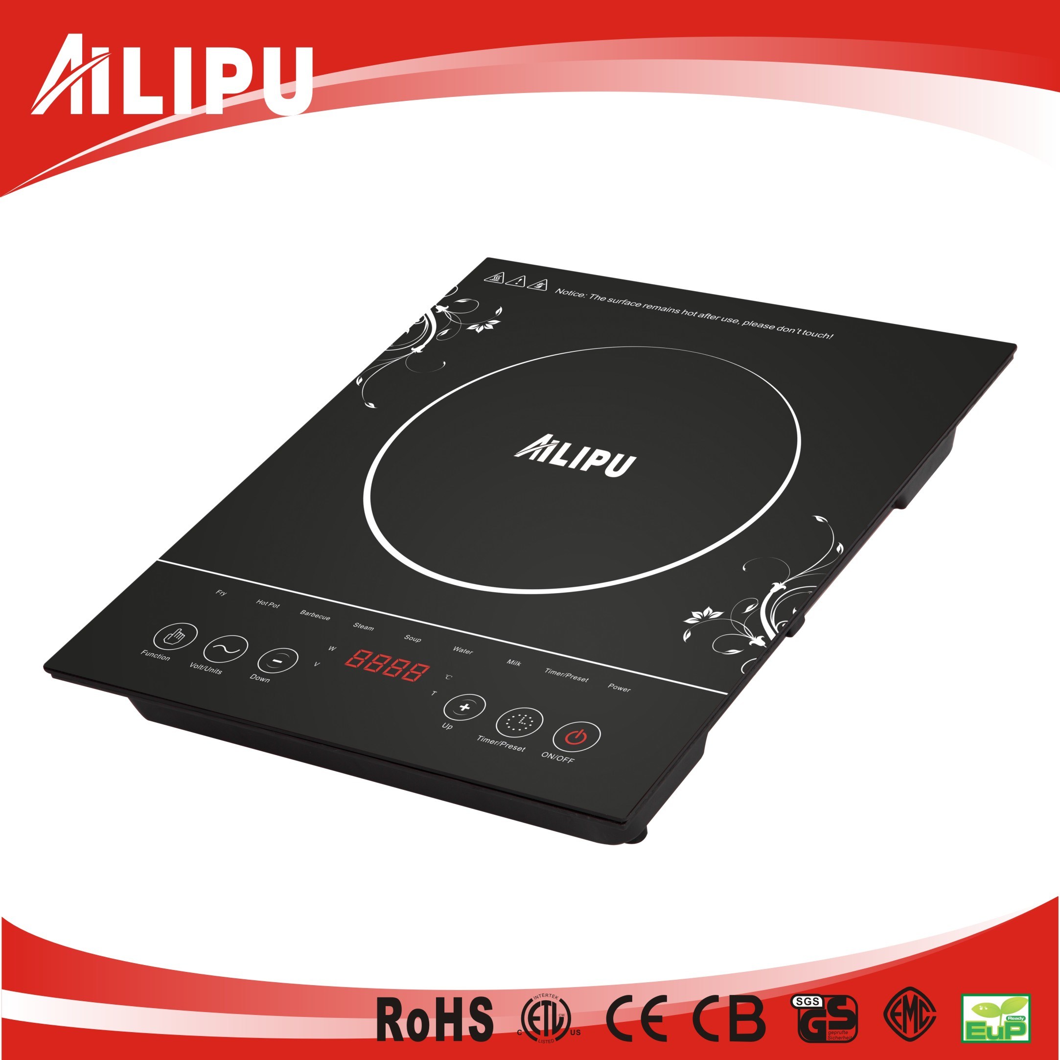 CB CE Approval Sensor Touch Control Induction Cooker for Kitchen Use