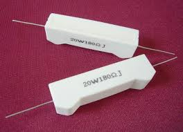 RX27-4HS, HV, Cement Resistor, with Support, Ceramic Resistor