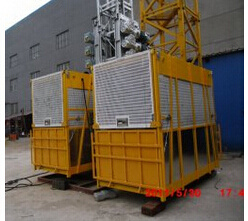 China Yellow Double Cages Sc200/200 Construction Machinery Hoist with Load 4t