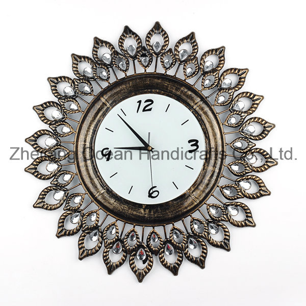 Beautiful Iron Art Wall Clock for Home Decoration (MC-026)