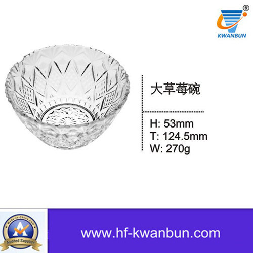 Stocked Clear Glass Bowl with Good Price Glassware Kb-Hn0155