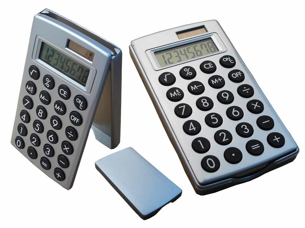 Slide Cover Promotion Gift Digital Calculator (IP-412)