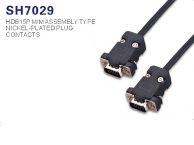 Hdb 15pin to Hdb 15 Pin VGA Cable (SH7029)