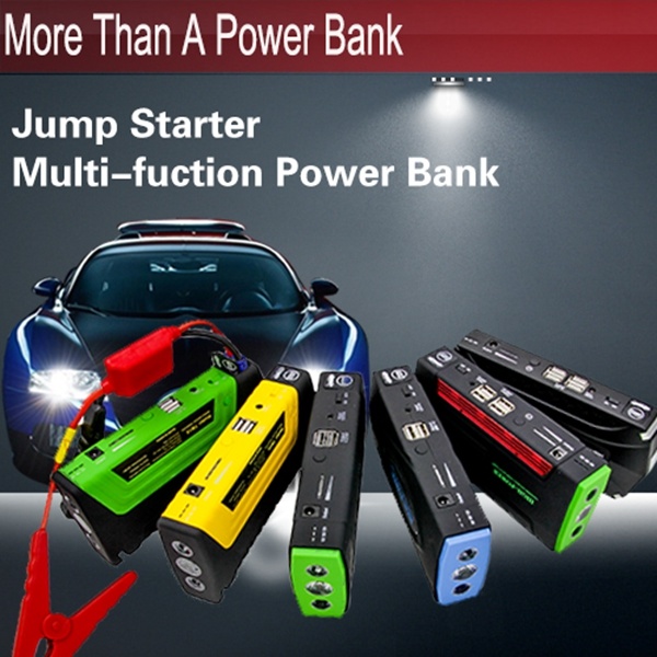 High Capacity Jump Starter 12V Emergency Power Bank Safety Tools