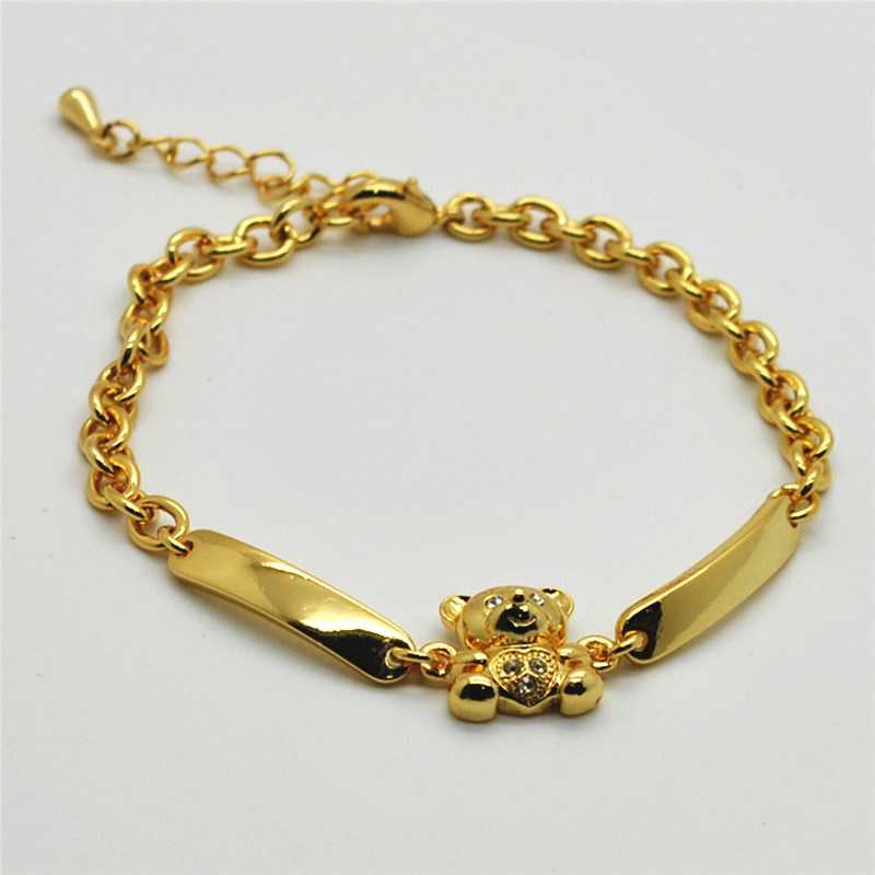 Cartoon Teddy Bear Jewelry Woven Bracelets Jewellery (LA07639B1S0014)
