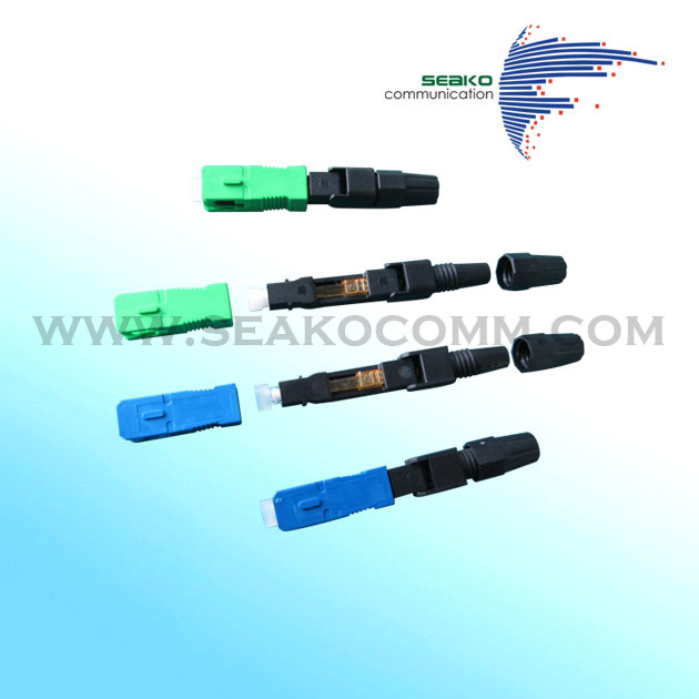 Fast Optical Fiber Connector