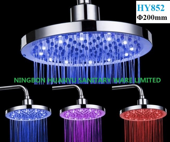 LED Overhead Shower, LED Top Shower Head (HY822)