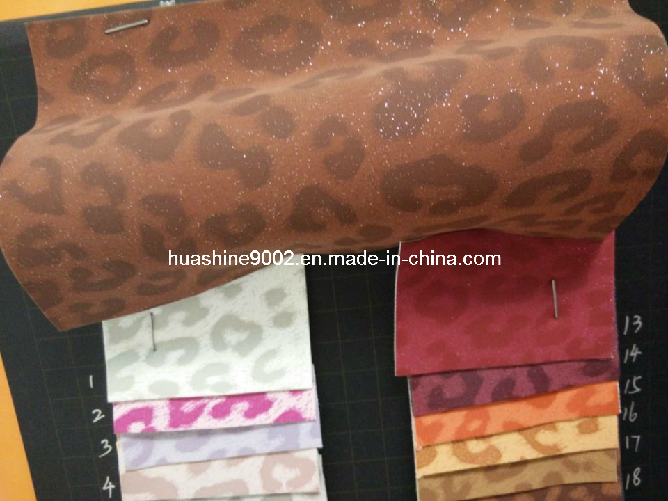 New Tan Brown Lion Animal PU Synthetic Leather (HSNI0006)