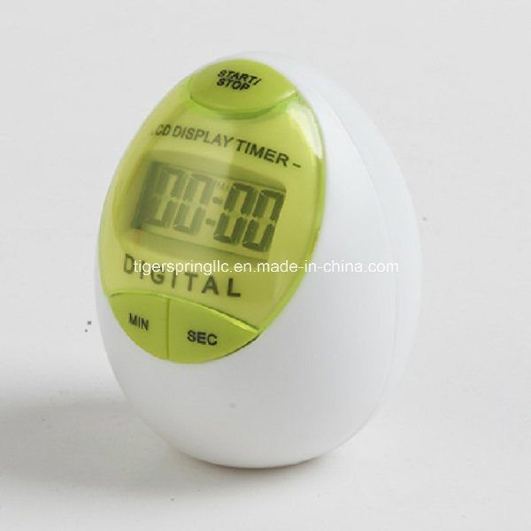 Waterproof Egg Shape Electronic Cooking Timer