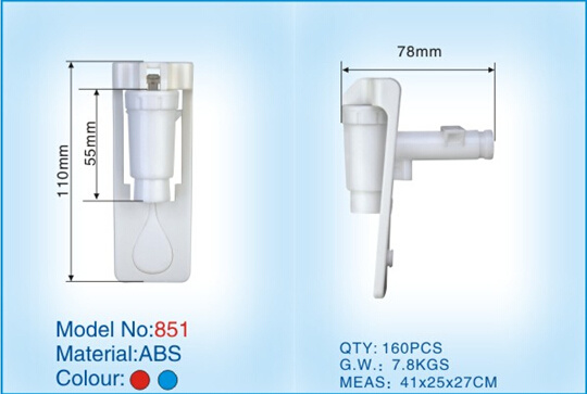 Special Plastic Push Water Dispenser Tap for ABS 851