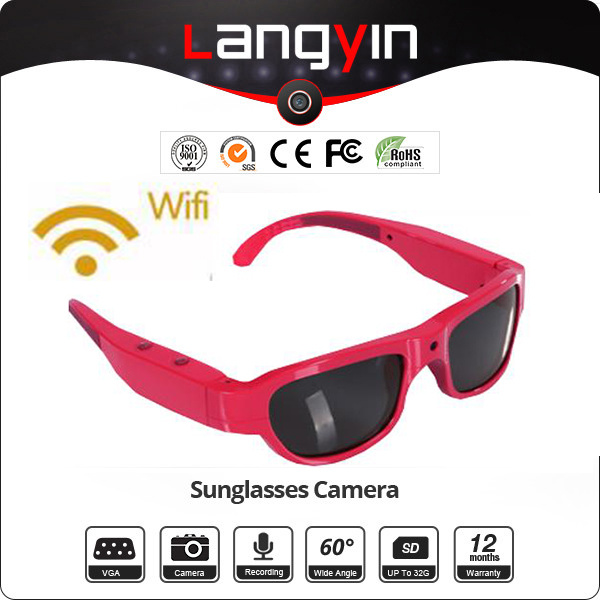 1080P WiFi Video Camera Stream Live Video Sunglasses Hidden Video Camera Sunglasses