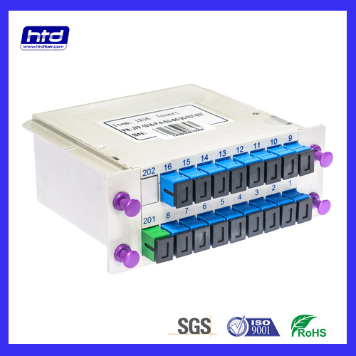 Fiber Optic FTTX 1X8 Cassette Type PLC Splitter