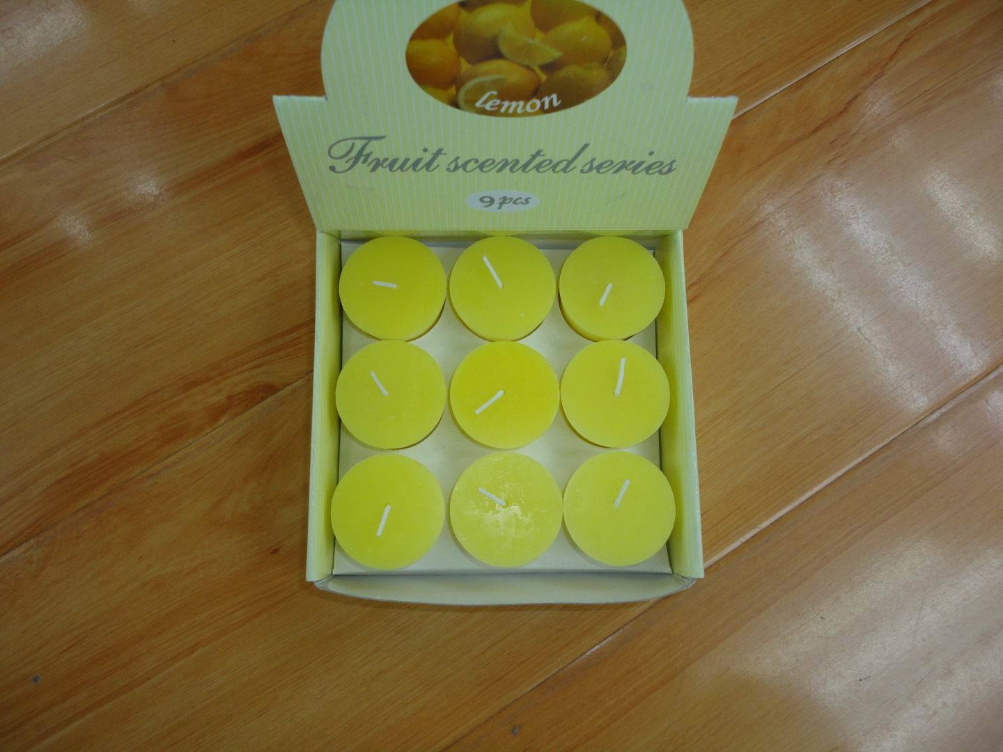 9 Lemon Fruit Scented Series Votive Candles