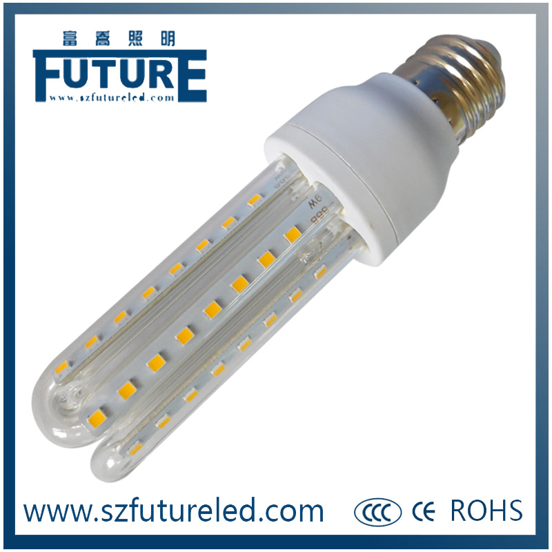 E27/B22 Aluminum+Glass LED Corn Light Bulb From 3W to 30W