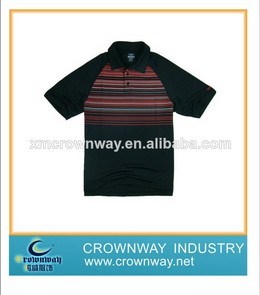 Polyester Spandex Golf Shirt with High Quality