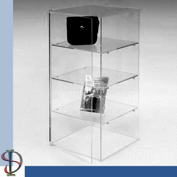 Diamond Handle Clear Acrylic Display Cabinet