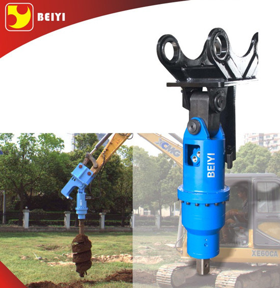 Excavator Ground Hole Earth Auger, Drilling Machine