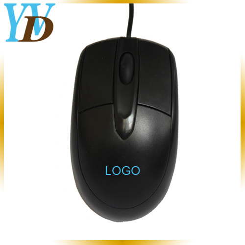 Popular Black Wired Mini USB Computer Mouse (YWD-P4)