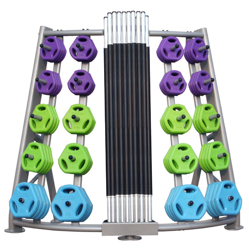 Weight Plate Tree Rack / 10 Sets Cardio Plate Tree Rackpump Set Rack / Dumbbell Rack / Storage Rack/Fitness Equipment/Body Building