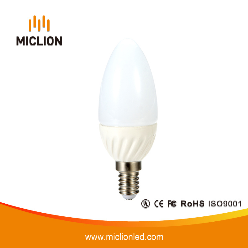 3W E27 E26 E14 LED Candle Light with UL CE RoHS (GB030C1)