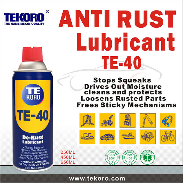 Aerosol Anti Rust Lubricant Spray Oil