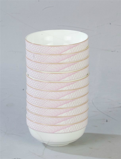 Porcelain Bowl, Rice Bowl, White Porcelain (JCFB-038)