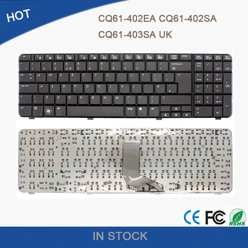 UK Laptop Keyboard for HP Cq61-402ea Cq61-402SA Cq61-403SA