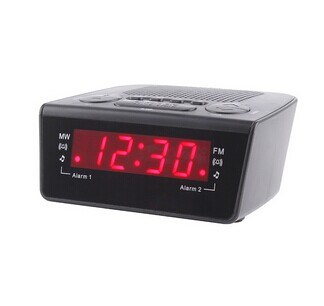 Home/Hotel Digital Pll Am/FM LED Alarm Clock Radio Receiver