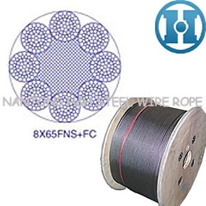 Point Line Contacted Steel Wire Rope (8X65FNS+FC)