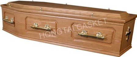 Wooden Coffin for European Funeral