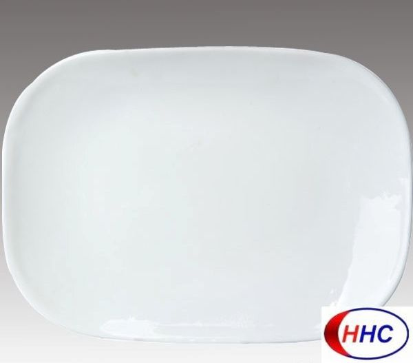 Opal Glassware Rectangular Plate