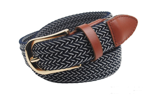 New Fashion Men Elastic Woven Belt (KB-1411083)