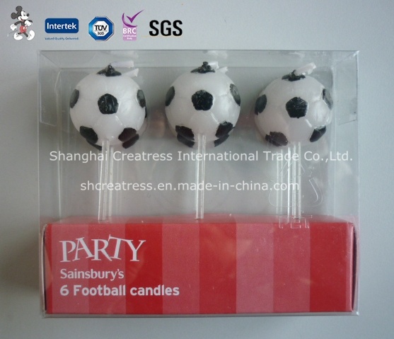 Unique Football Shaped Candle for Birthday/Party Supplies