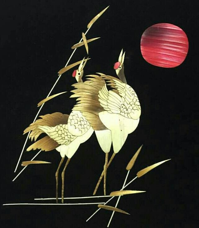 Wheat Straw Patchwork Handicraft