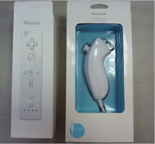 Remote and Nunchuck Controller for Nintendo Wii