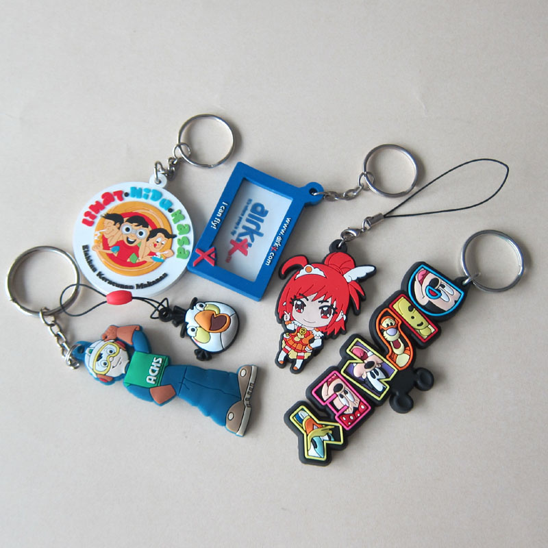 Customized PVC Silicone Rubber Keychain Key Chain