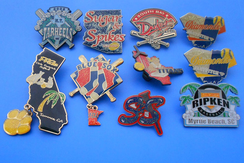 2015 Cooperstown Baseball Trading Pin, 2015 Die Struck Soft Enamel Cooperstown Baseball Pins