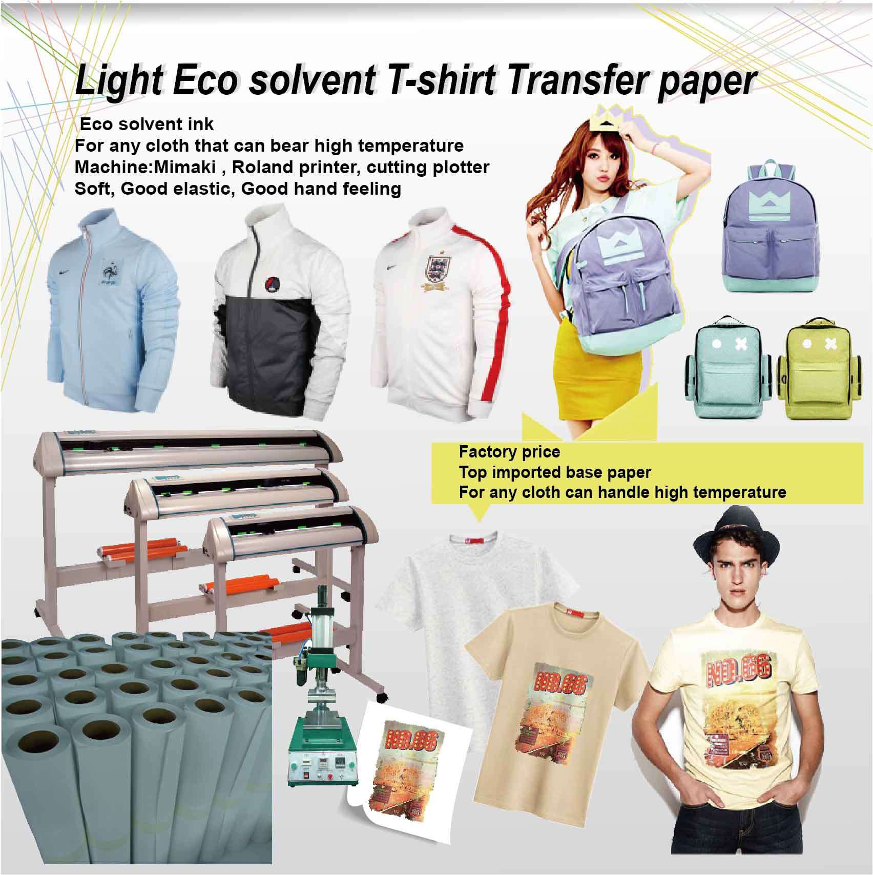 T Shirt Eco-Solvent Heat Transfer Paper