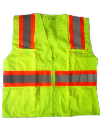 Work Safety Vest, Sleeveless Work Vest, Reflective Safety Vests (DFV400)