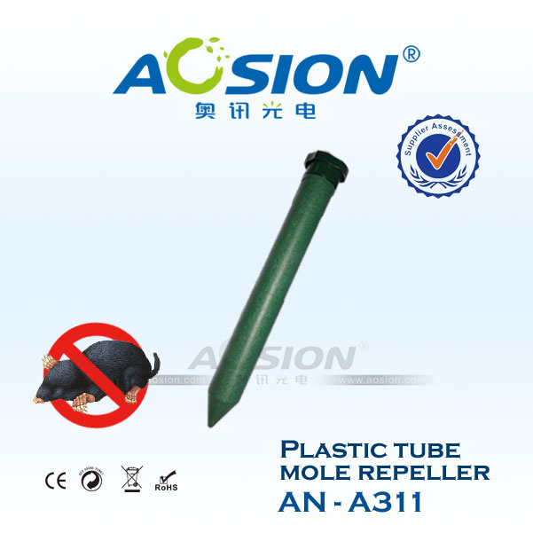 Two Batterries Mole Repeller for Farm