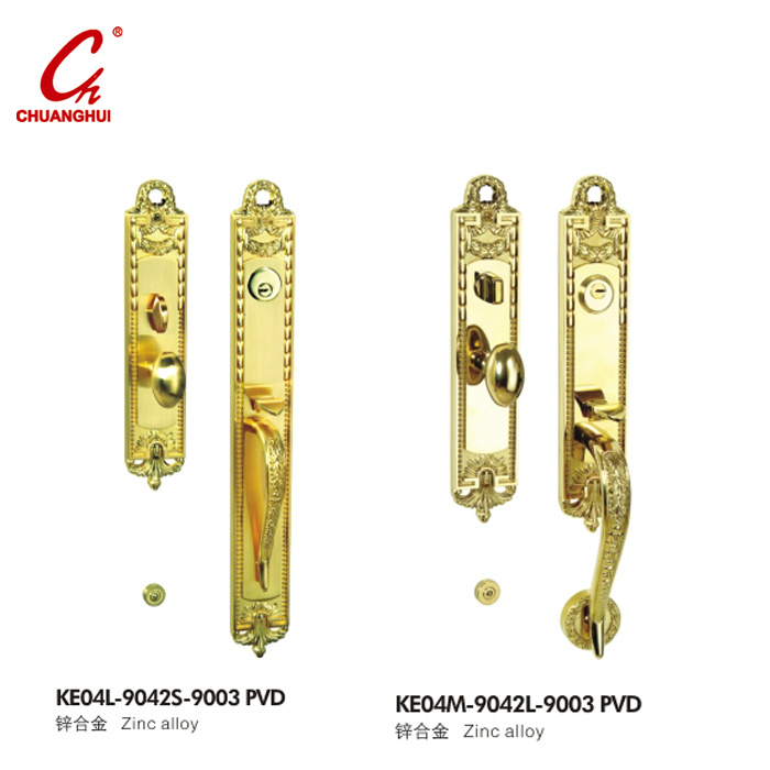 Hardware Door Gold and Modern Panel Lock Pull Handle