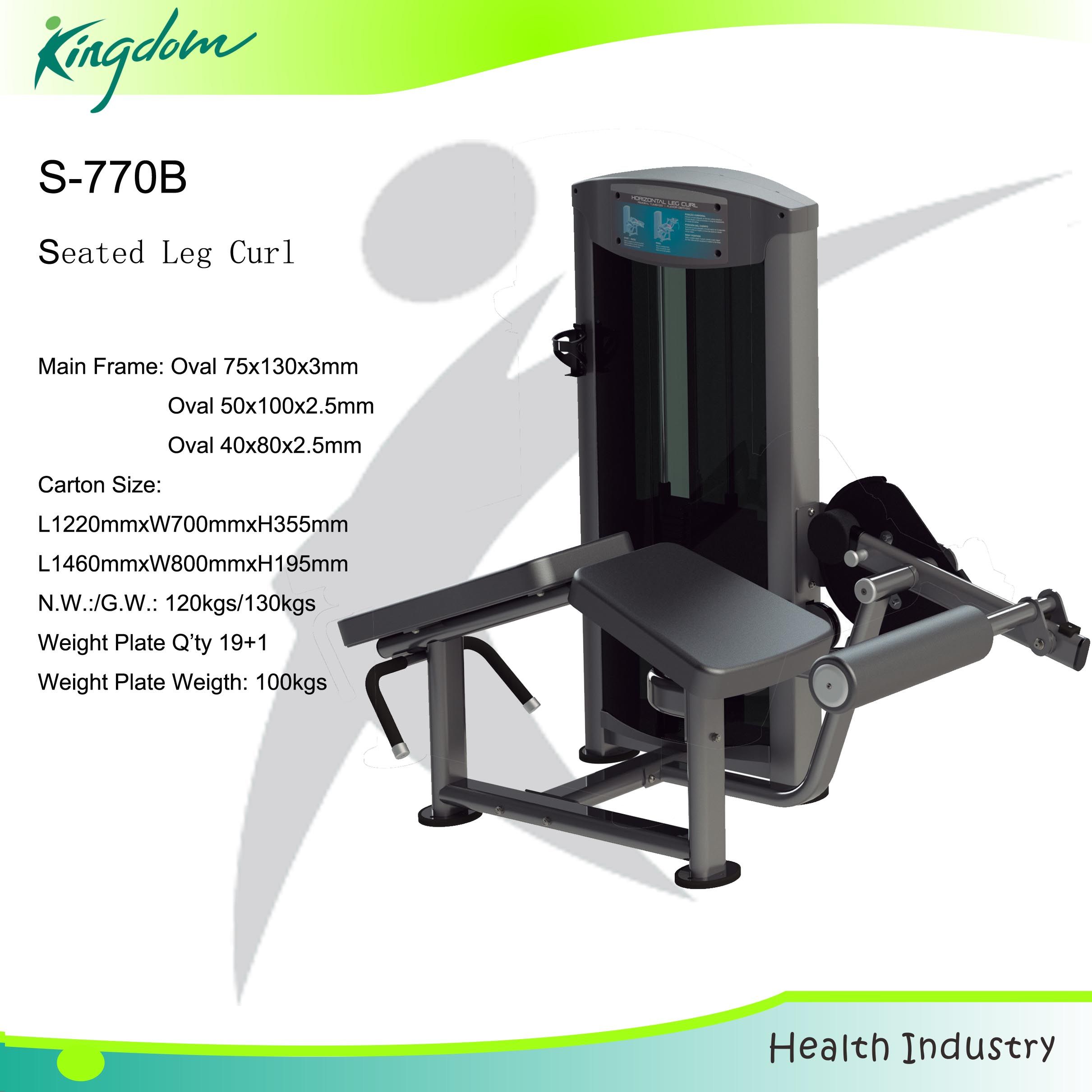 Body Building Strength Machine Seated Leg Curl