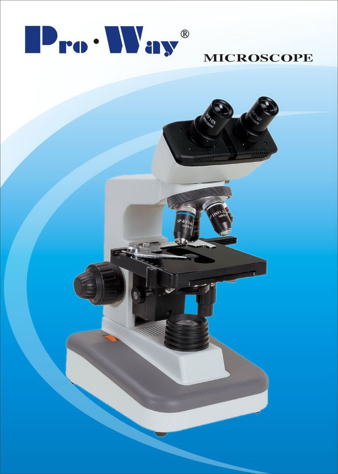 40X-1000X Sliding Binocular Biological Microscope (XSZ-PW127)