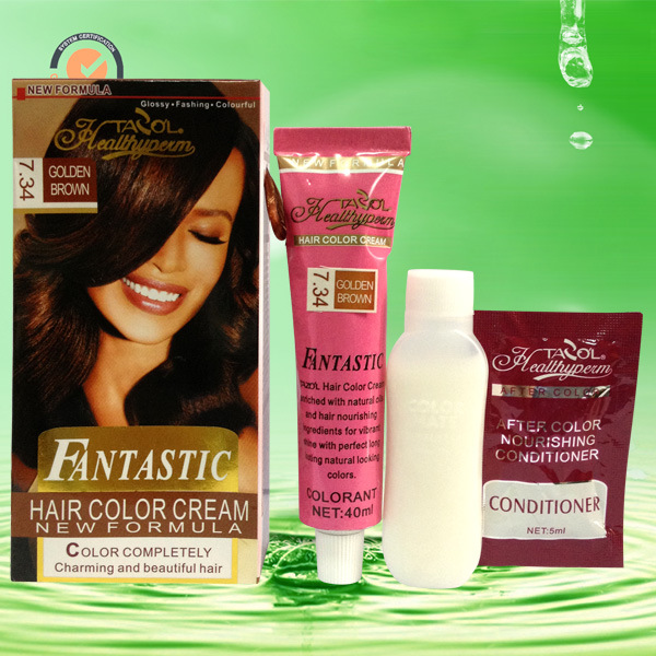 60ml*2 Fantastic Copper Red Hair Dye for House Use