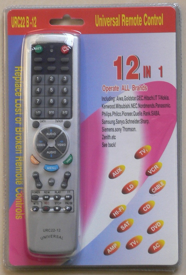 Universal Remote Control (URC22B-12)