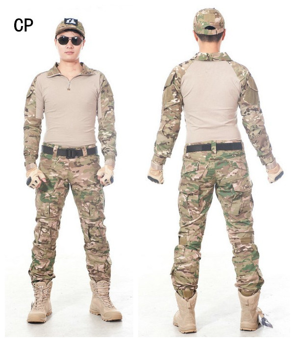 Factory Outlet Tight Outdoor Sports Uniform Tactical Camouflage Frog Suit Military Uniform